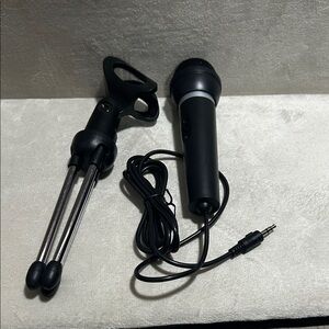 Black Wired Microphone